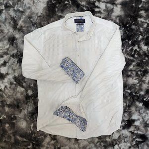 Denim and Flower dress shirt